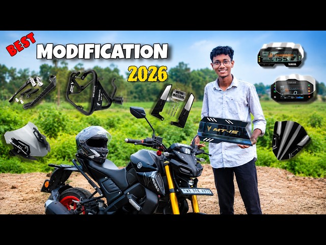 MT15 New 2026 Model and Old Model Modification 💯 Best Safety and Aesthetic Mods for MT15
