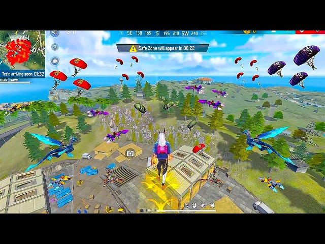 36 Kill 💪 M4A1 LV.99+MP40 99%Headshot Rate ⚡| Solo Vs Squad 🪂[ Full Gameplay ] FreeFire