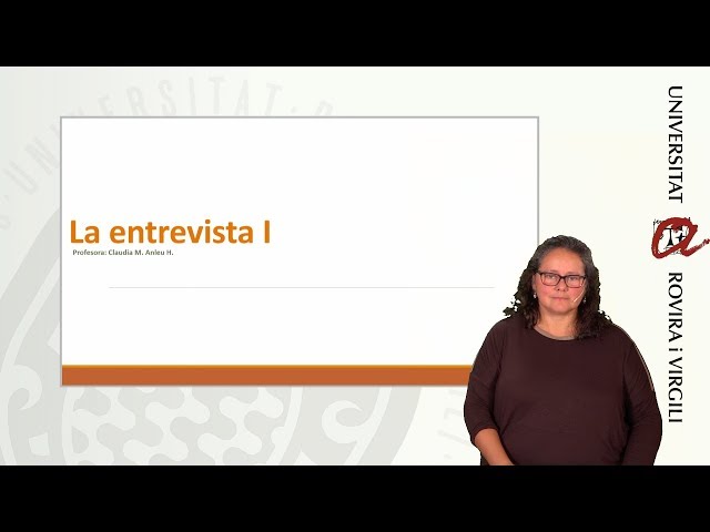 Métodos y técnicas de investigación social - La Entrevista I