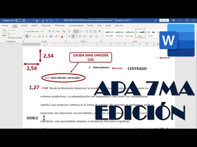 APA Standards 7th Edition in Word (WELL EXPLAINED) | LATEST EDITION 2025