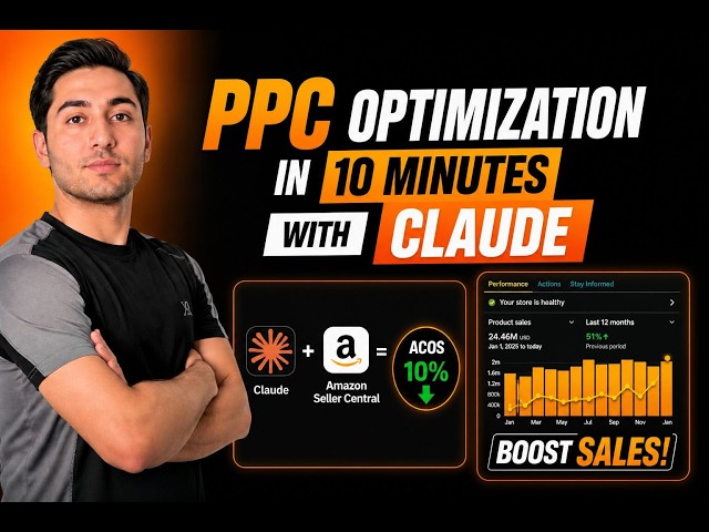 Amazon PPC Optimization in 10 Minutes with Claude AI | Complete Live Tutorial