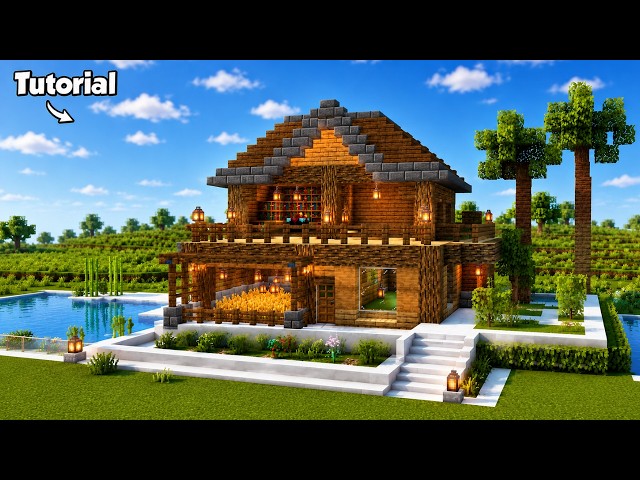 Starter house tutorial for minecraft hardcore!!🏡