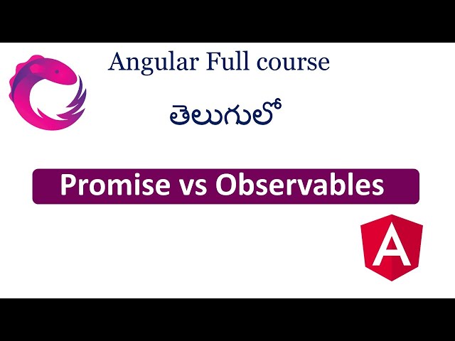 promises vs observables in angular | observables in angular | angular tutorials in telugu #angular