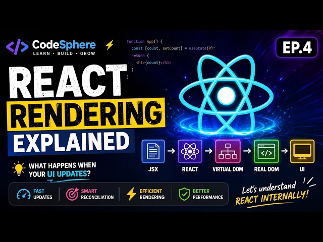 CodeSphere ⚛️ Ep.4 – React Rendering Explained