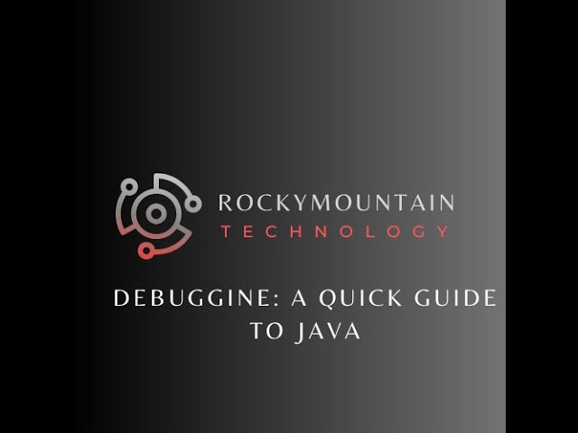 Debugging: A Quick Guide to Java #java #debugging