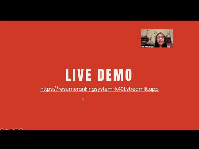 Resume Ranking System built using Python (K401: Project 4)