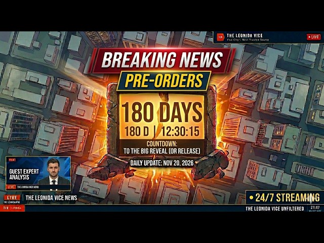 GTA 6 PRE ORDERS?! : NEW LEAKS & MAP UPDATES 24/7 - GTA 6 COUNTDOWN — LIVE 24/7 | The Leonida Vice