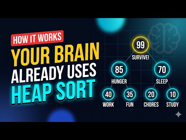 Heap Sort Algorithm Explained | DSA Animated Tutorial