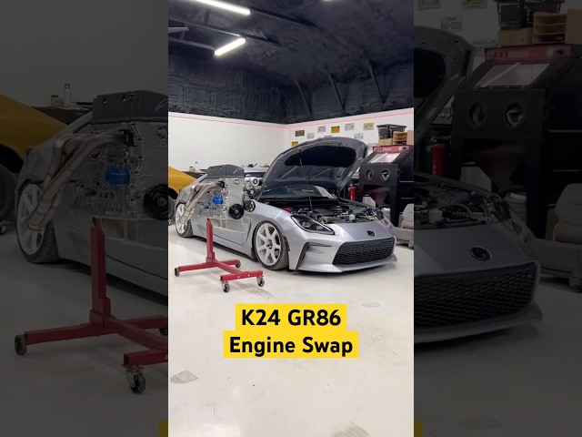 The Honda K24 Swapped GR86 is ALIVE! #engineswap #kswap #k24 #86