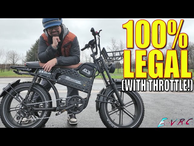This FULLY Legal Hill Climbing Moped Ebike is GREAT! Evercross EK30 Pro