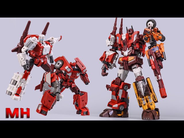 Craftsman Toys DJS-02D Tacticlord Jette & DJS-02E Tacticlord Caro Set of 2 transformation.