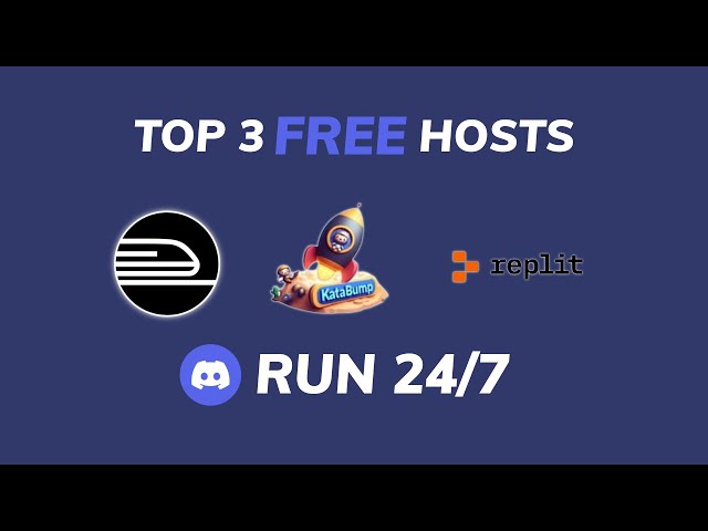 Top 3 FREE Discord Hosts 24/7