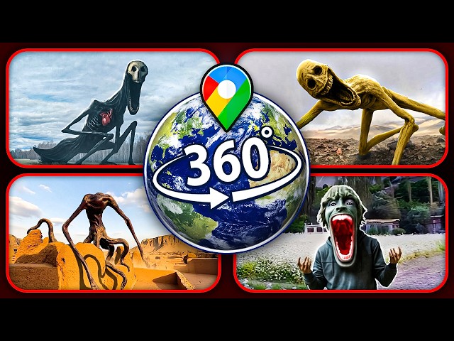 Found Verity & 67 Monsters on Google Earth — TOP 4 Creatures (VR 360°)
