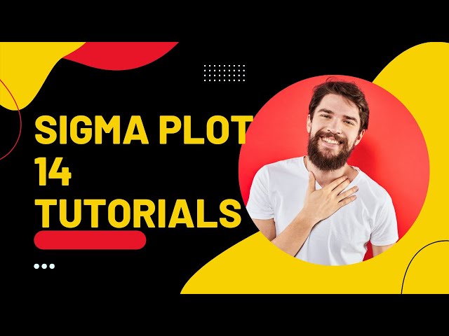 Sigma plot tutorial, how to plot line scatter graph with error bars
