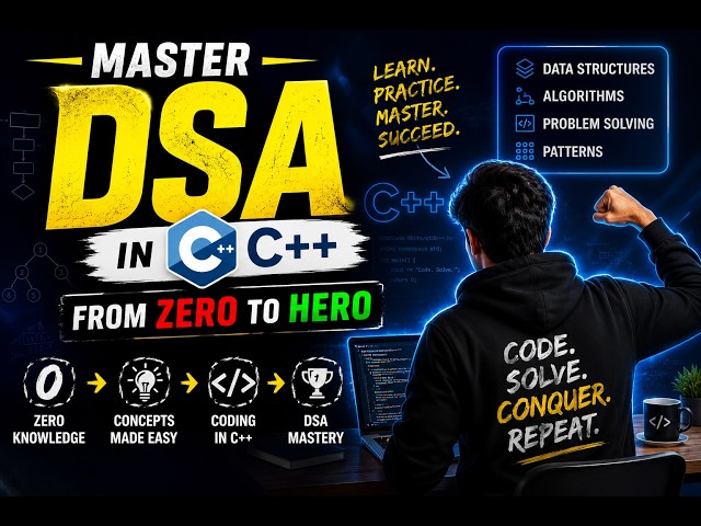 C++ From ZERO to DSA 🚀 | C++ Tutorial for Absolute Beginners | Code with Ajmal #1