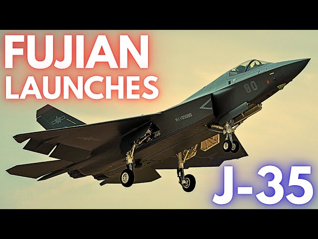 China Tests J-35 on Fujian Catapult| j35 chinese fighter | j 35 fighter jet | j 35 fighter jet china
