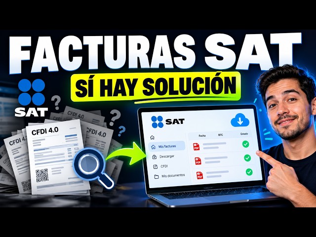 ¿No encuentras cómo descargar tus facturas del SAT? Estas son tus opciones