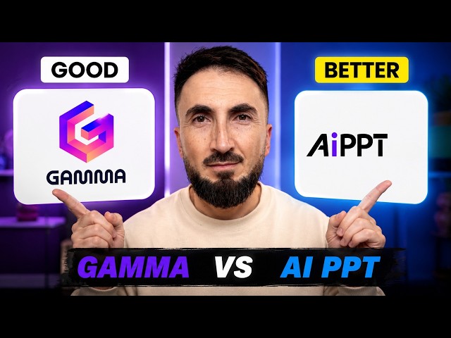 The Best AI for Presentations? Gamma vs AI PPT Review