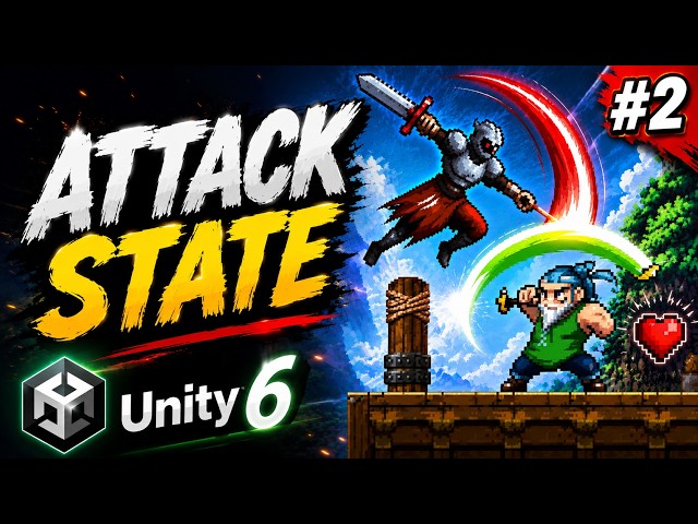 Enemy Attack State in Unity | State Machine Tutorial for Beginners🔥