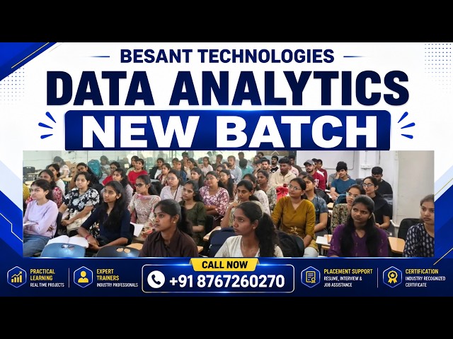 Data Analytics Course in Bangalore| New Batch Started 2026 | Besant Technologies