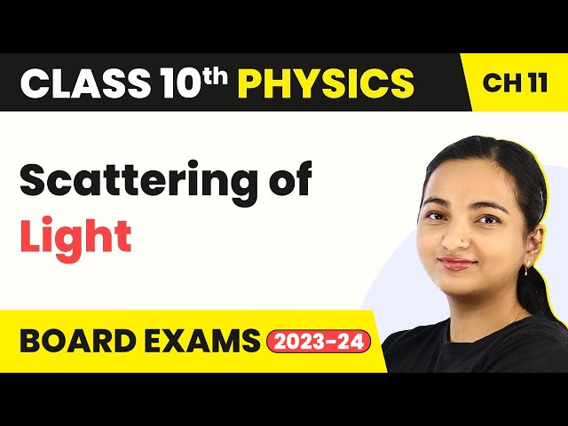 Scattering of Light - The Human Eye and the Colorful World | Class 10 Physics