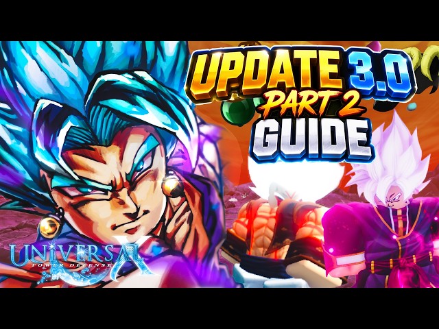 Universal Tower Defense X Update 3.0 Part 2 Update Guide!! How To Get All New Units!! (Roblox)