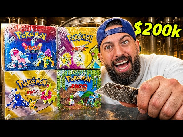Unboxing EVERY Neo Pokemon Box $200,000 (NEVER DONE BEFORE)