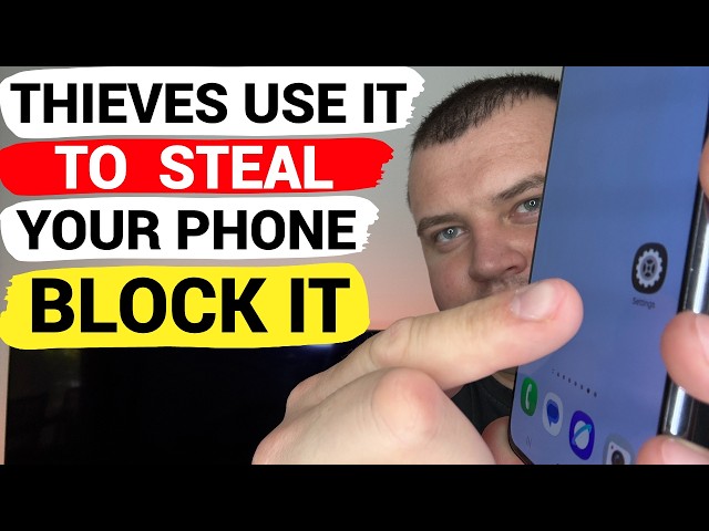 IT’S ENABLED ON YOUR PHONE AND THIEVES USE IT — BLOCK IT NOW
