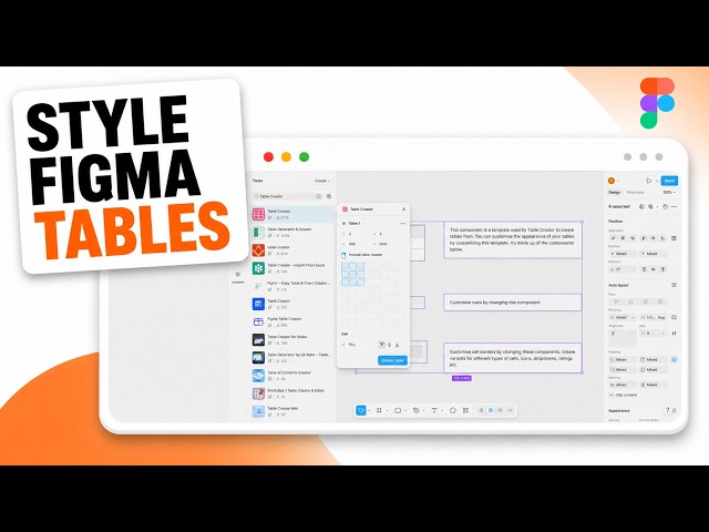 How to Create a Table in Figma (Structured Information Grid)