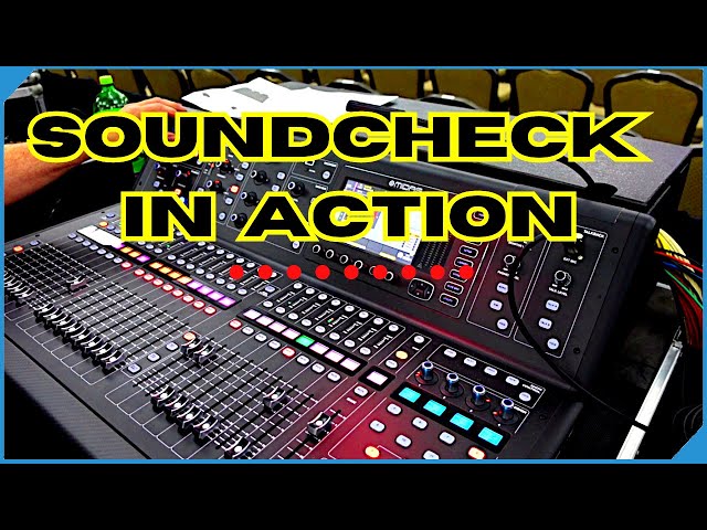 A Fly's-Eye View of a Rock Band's Soundcheck