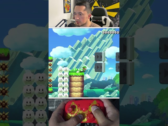 I found the sneaky Dev exit!! #supermariomaker2 #mariomaker2