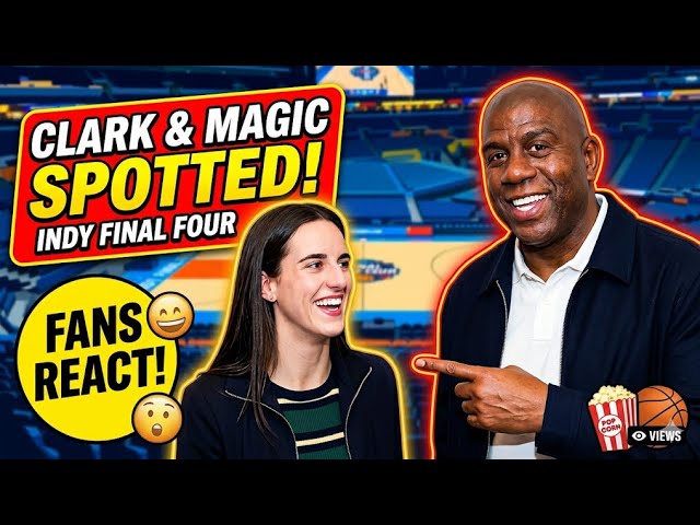 Caitlin Clark & Magic Johnson Final Four Suite Interaction Goes Viral!