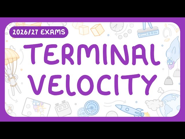 GCSE Physics - Terminal Velocity - What Affects Air Resistance | Resultant Force & Acceleration