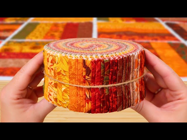 The Fastest Quilt Ever (Only 1 Jelly Roll!!)