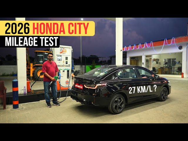 2026 Honda City Mileage Test & Review - 27 Km/l ???