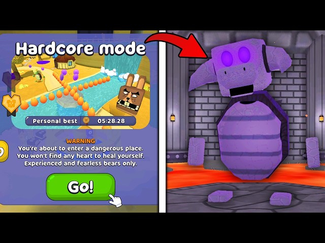 Turtle Town Hardcore Mode 😱 Update 13.0 Super Bear Adventure Gameplay Walkthrough