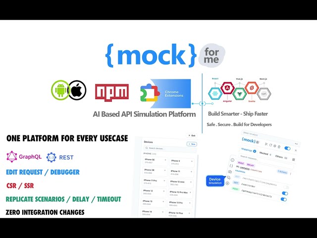 Test Any Device. Simulate Any API. All Inside MockForMe DevTool | MockForMe