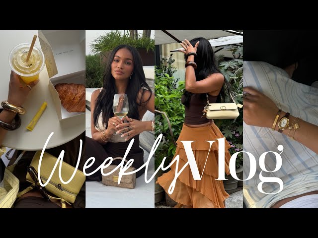 weekly vlog | nyc life + new brows + passport emergency + hamptons trip & more! allyiahsface vlog