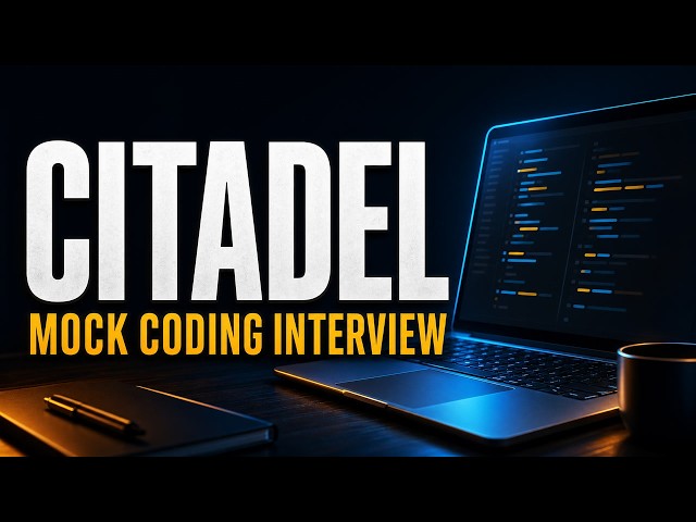 Citadel Mock Coding Interview With an Intern - Difficult Onsite - Lean Hire