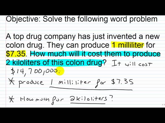How to Solve Unit Conversion Word Problems
