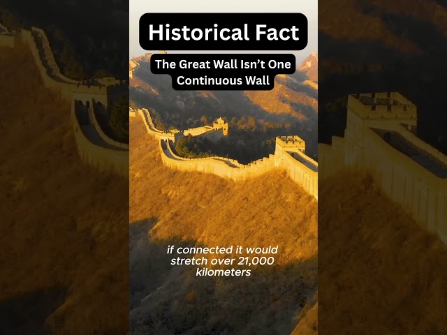 The Great Wall’s Biggest Secret.  #factflow #facts #truth #shorts  #trending  #knowledge