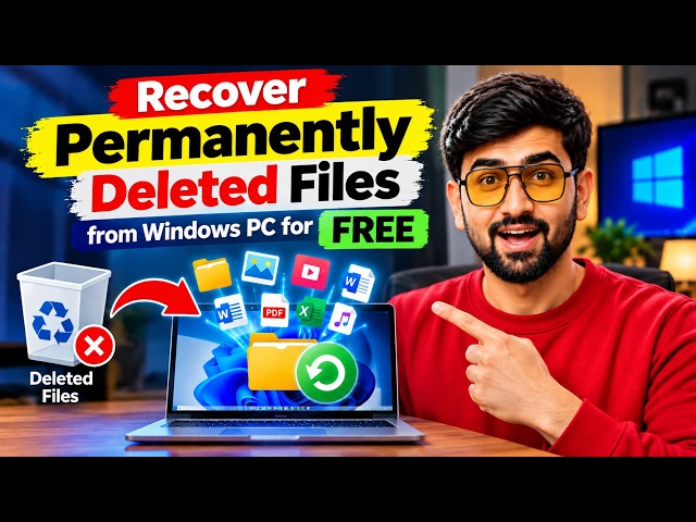How To Recover Permanently Deleted Files From Windows Pc For Free | Shift Delete File Recovery