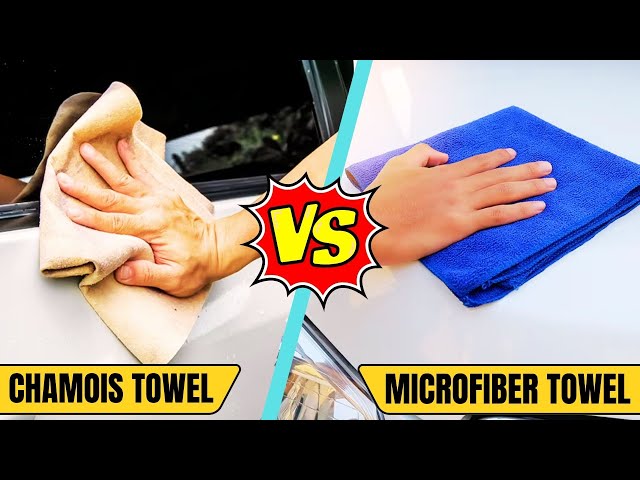 Chamois vs Microfiber Towel – Which Is Better for Car Drying?