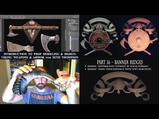 Introduction to Prop Modeling and Design - Viking Weapons and Armor