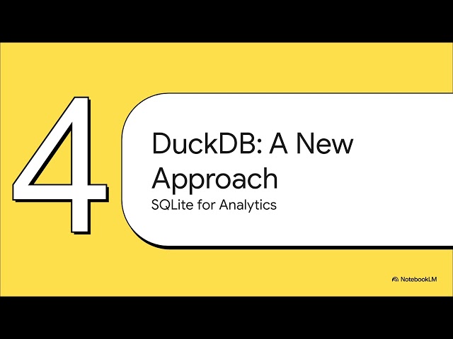 DuckDB - The Columnar Revolution