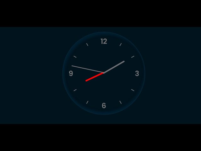 Analog Clock || HTML & CSS || Javascript || Code Width Aditya ||