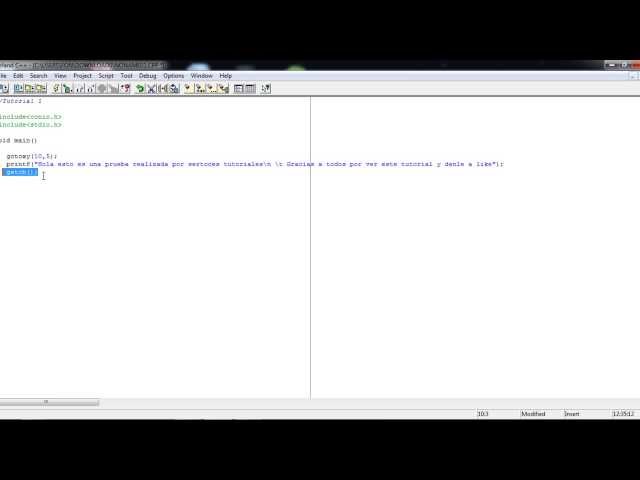 Aprende a programar en c++ con borland/Tutorial programación 1/Español/Iniciación a la programación
