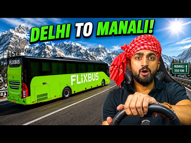 Delhi to Manali Road Trip in a FlixBus.