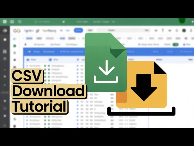 How to Download a CSV File from Google Spreadsheet Using Google HTML Service in Google Apps Script