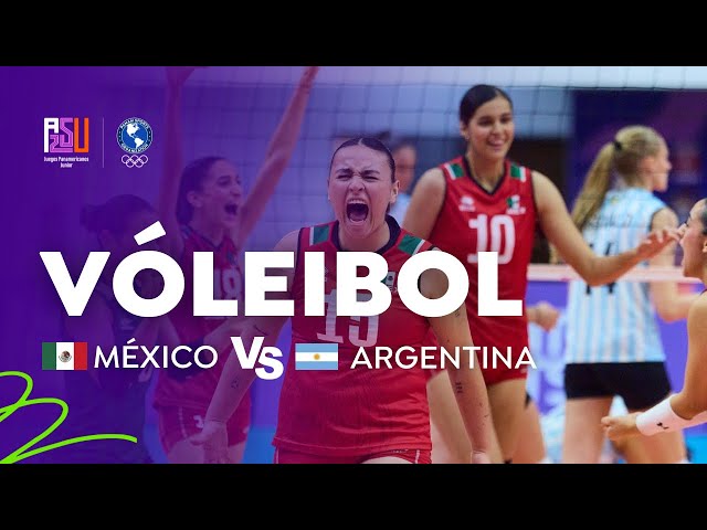 Argentina vs. Mexico - Women's Volleyball - Semifinal - 2025 Junior Pan American Games ASU